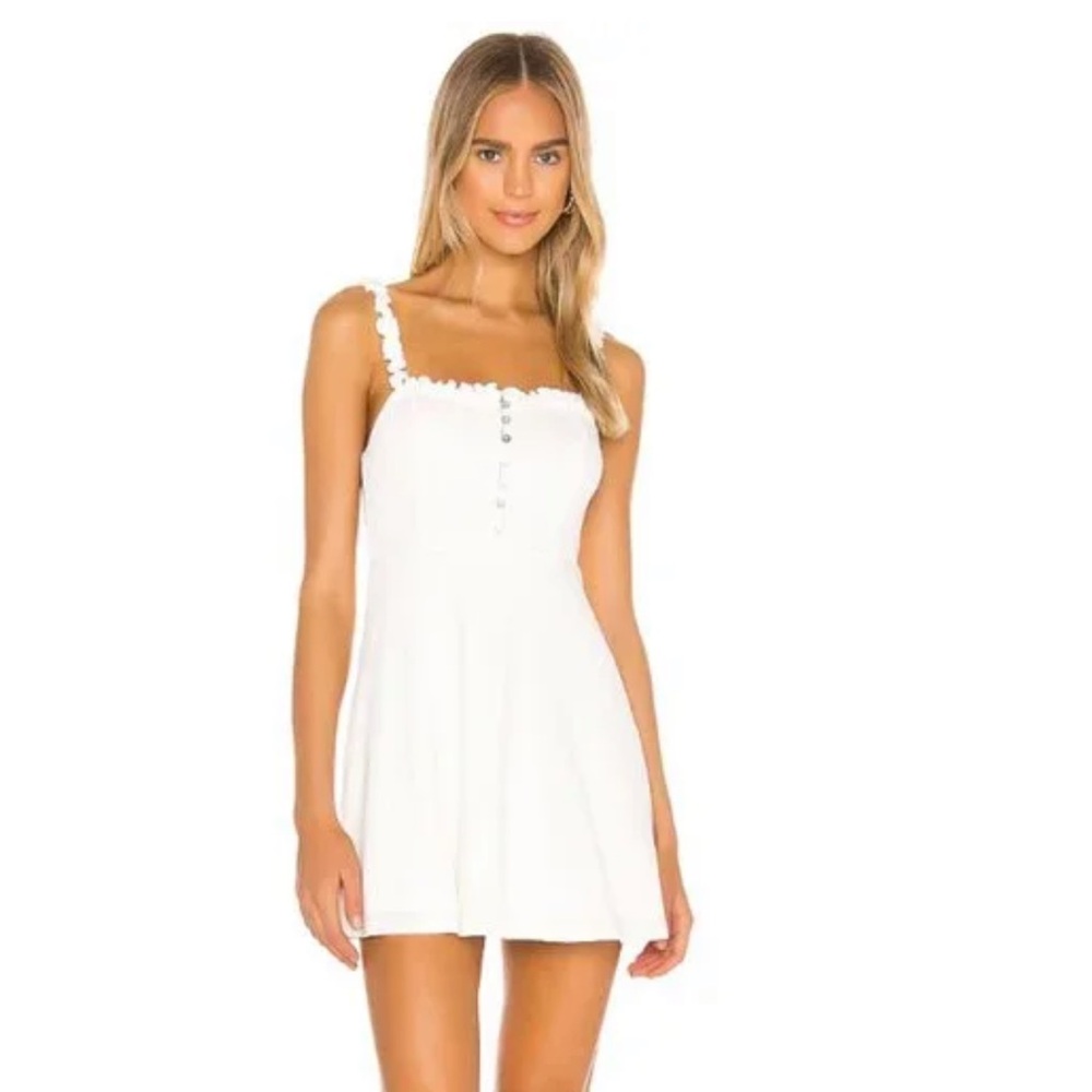 Lovers + Friends White Mini Dress
